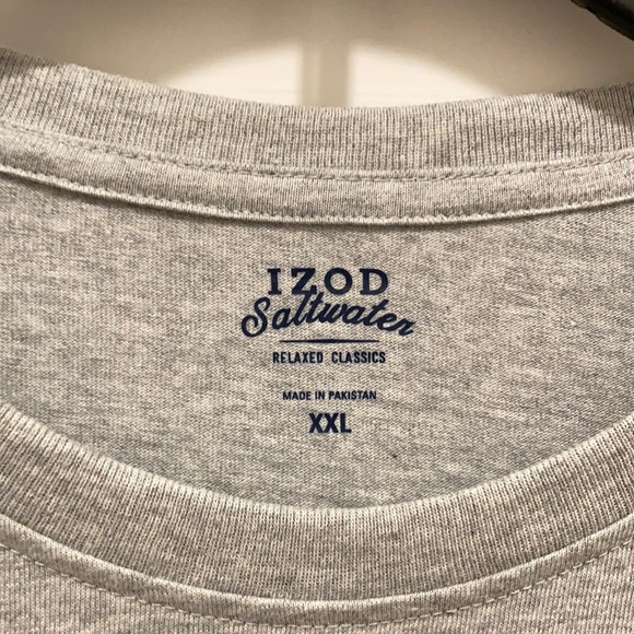 IZOD (NWT) XXL Saltwater Relaxed Long Sleeve Tee - Picture 4 of 7